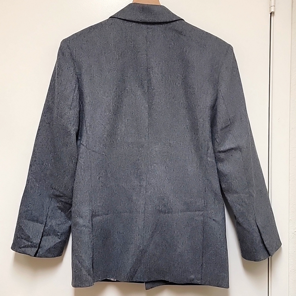 SANDRO  | Grey Wool Blend Blazer - Picture 8 of 14